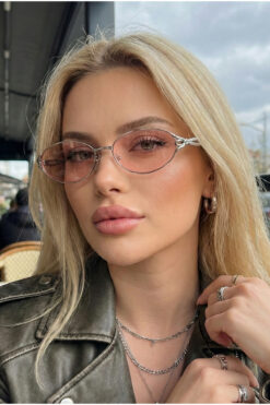 TARSS Pera Gümüş Metal Oval Güneş Gözlüğü | Retro Vintage | UV400