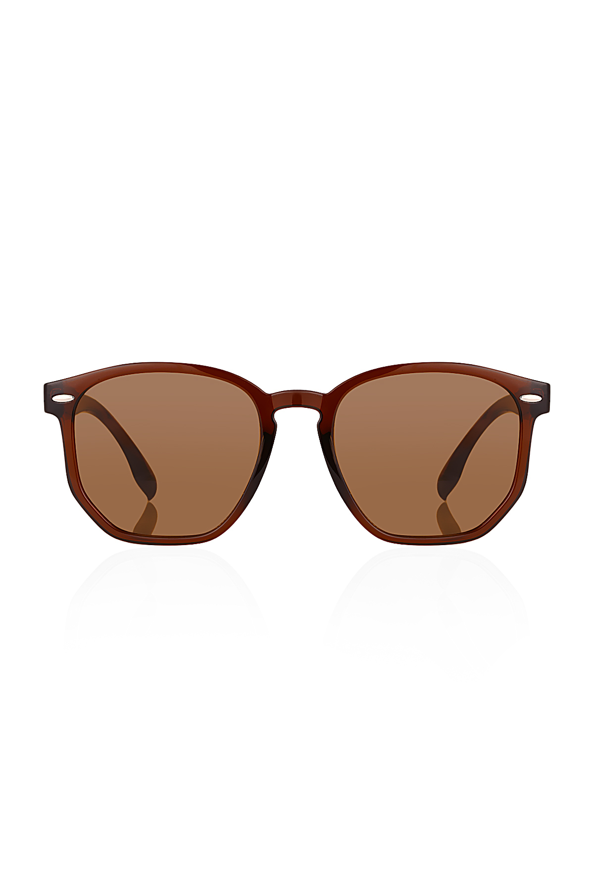 Kinary Unisex Güneş Gözlüğü Kahve Parlak 2020 - Görsel 2