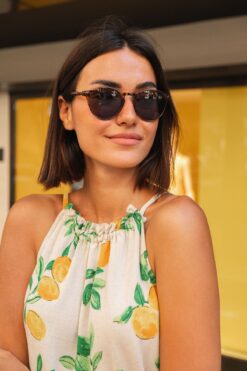 Monvago Mv 21871-3 Leopar Oval Kadın Güneş Gözlüğü