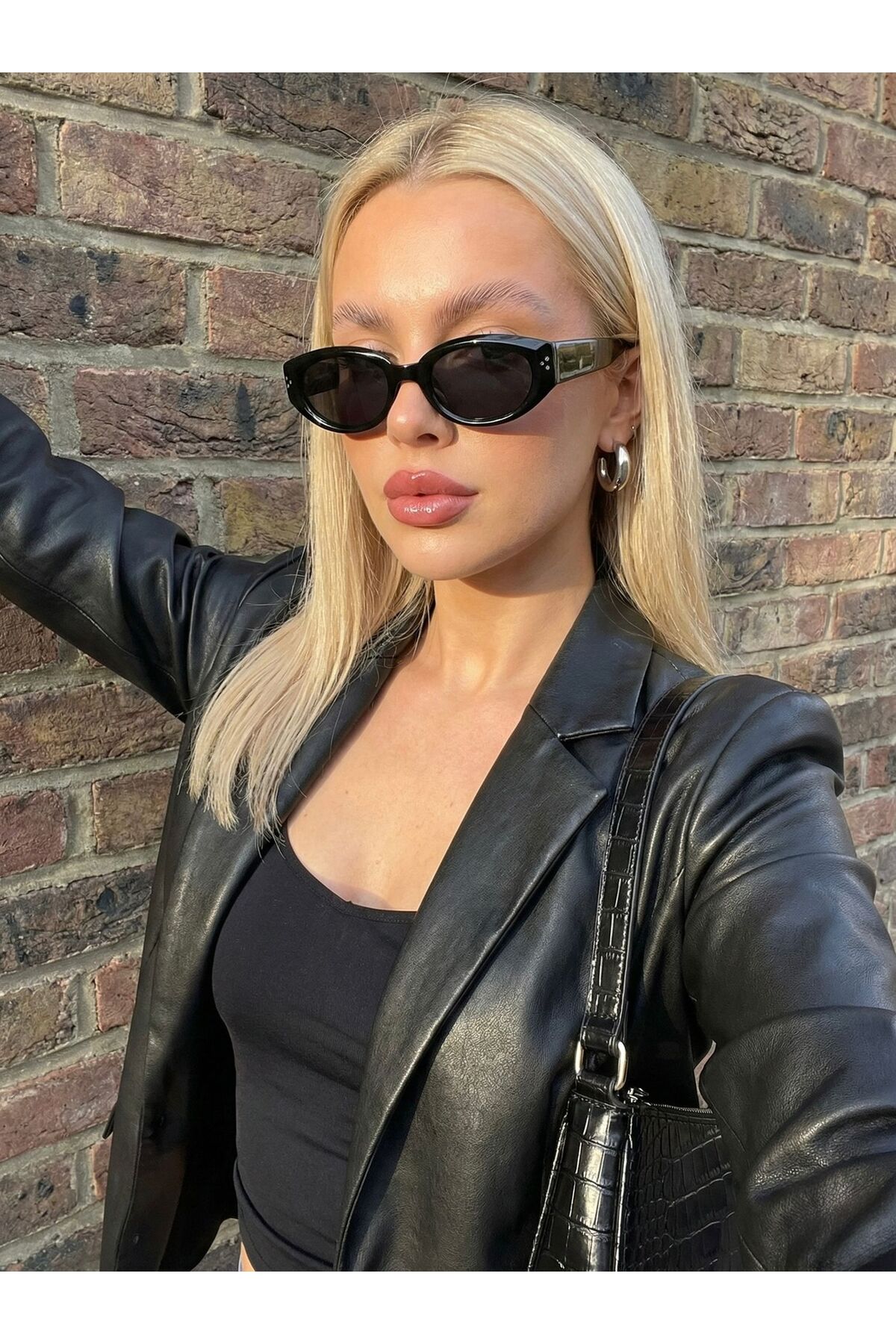 Goldmine Kadın Vibe 95 Güneş Gözlüğü UV400 Siyah - Görsel 3