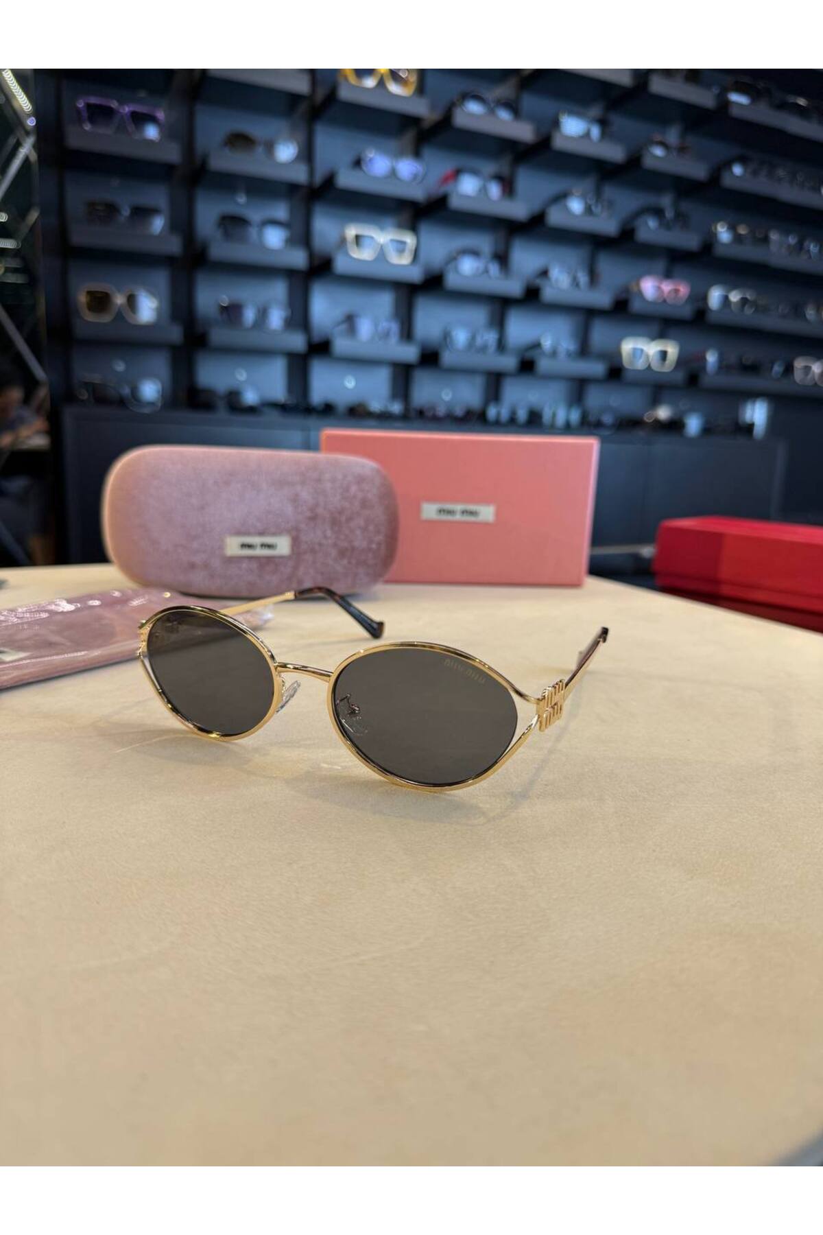 Bubbleatelier Cat eye siyah cerceve güneş gözlüğü