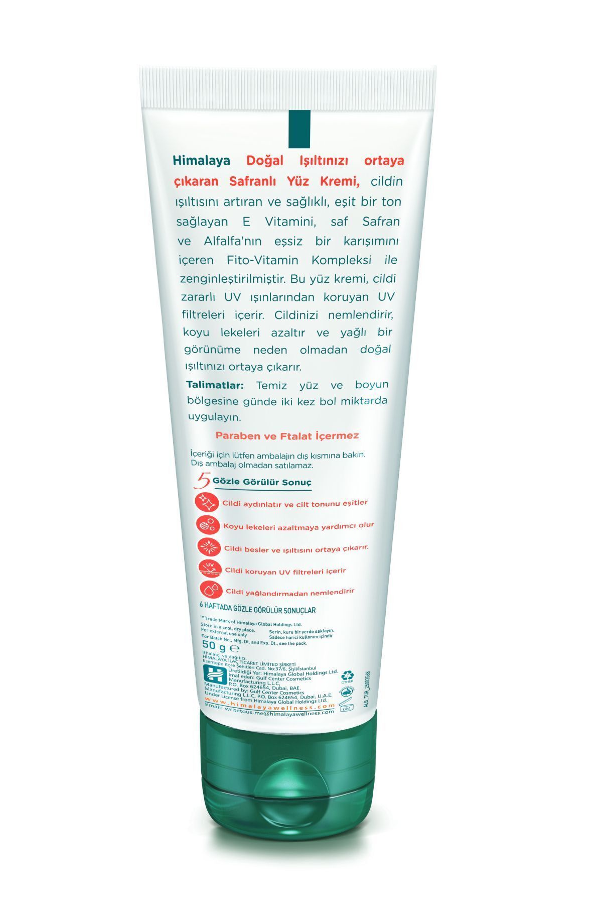 Himalaya Since 1930 Natural Glow Doğal Işıltı Yüz Kremi 50 gr, Safran, Niacinamide, Fito-Vitamin Kompleksi - Görsel 3