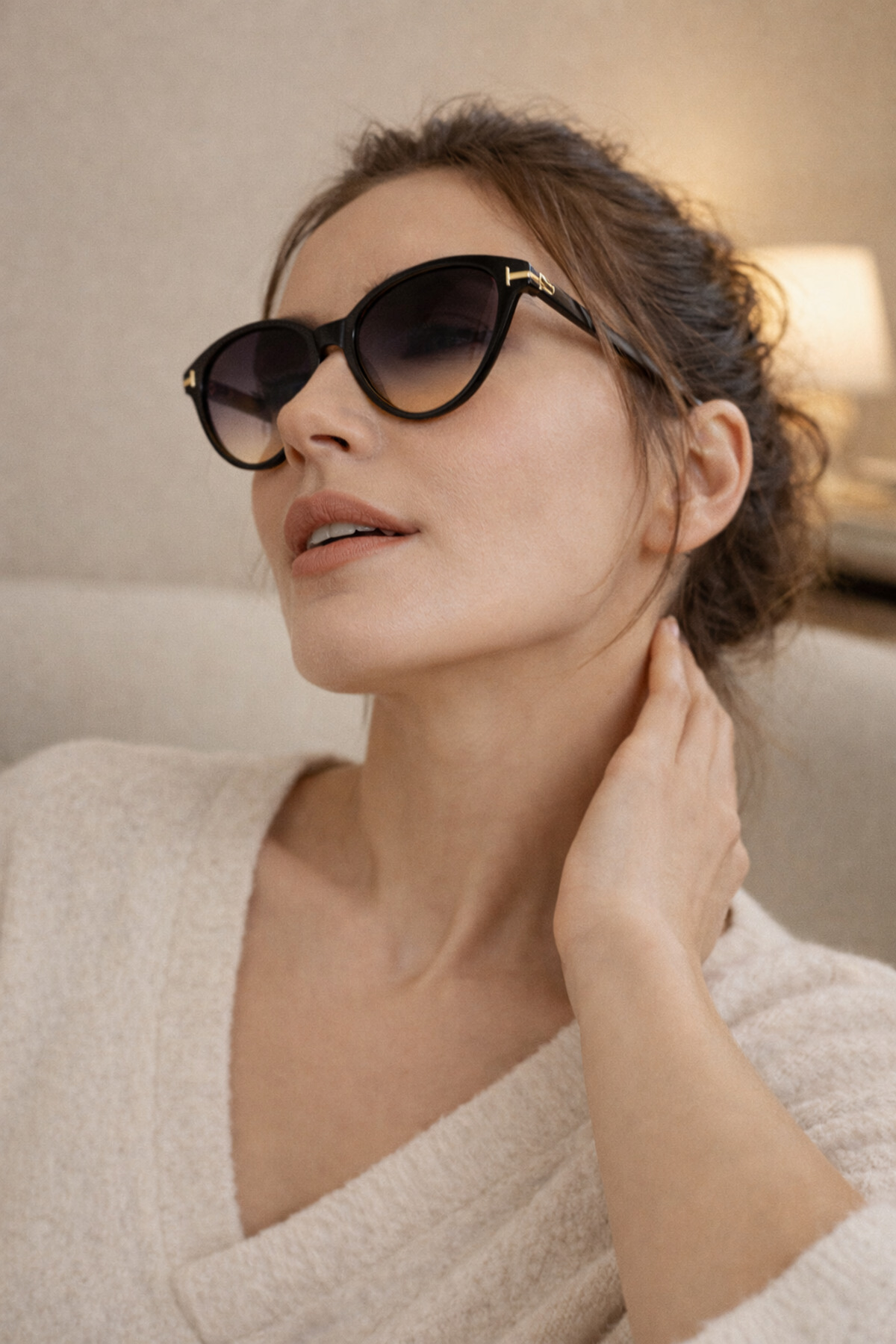 LUNOX Mathilda Cateye Uv Korumalı Kadın Güneş Gözlüğü