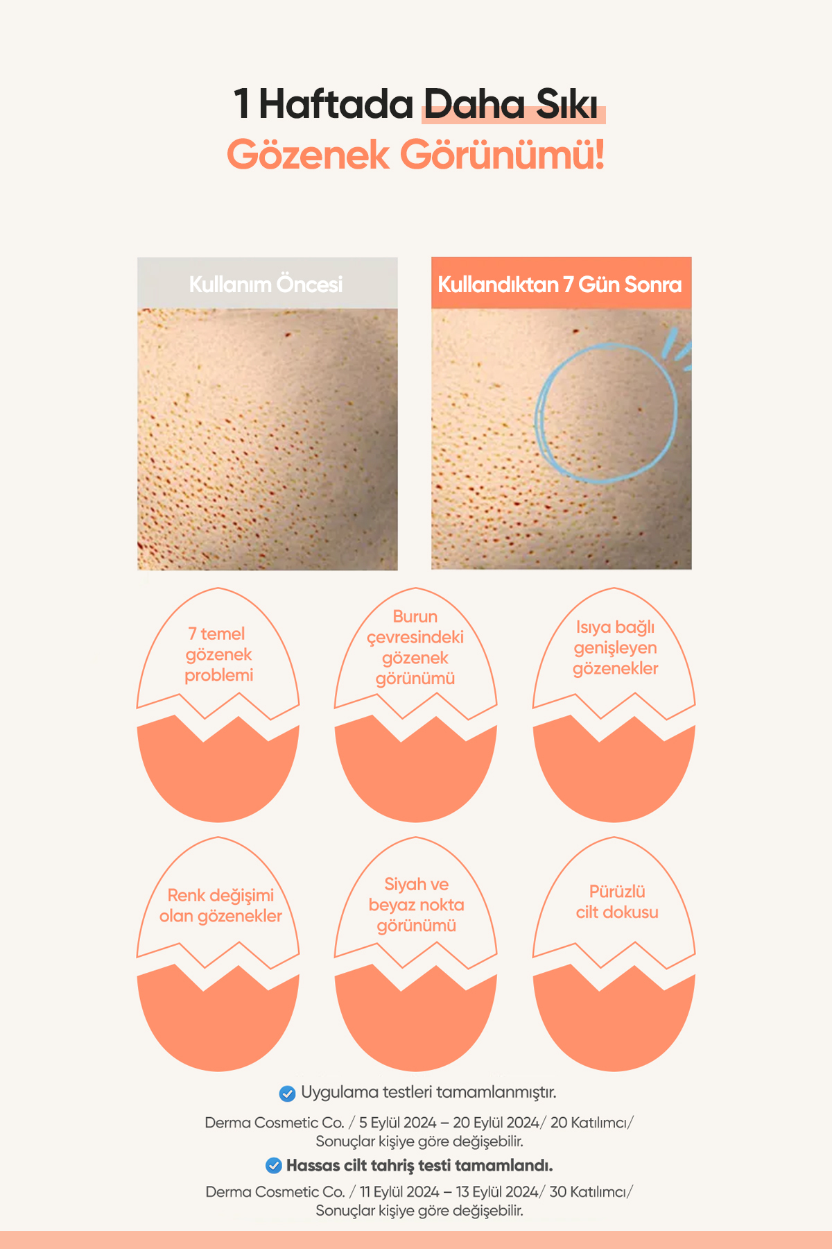 Missha Cilde Aydınlık ve Pürüzsüz Görünüm Kazandıran Gözenek Karşıtı Krem A'PIEU Egg Pha Pore Cream - Görsel 3