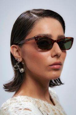 Bilge Karga Mavri Leopard Green Güneş Gözlüğü