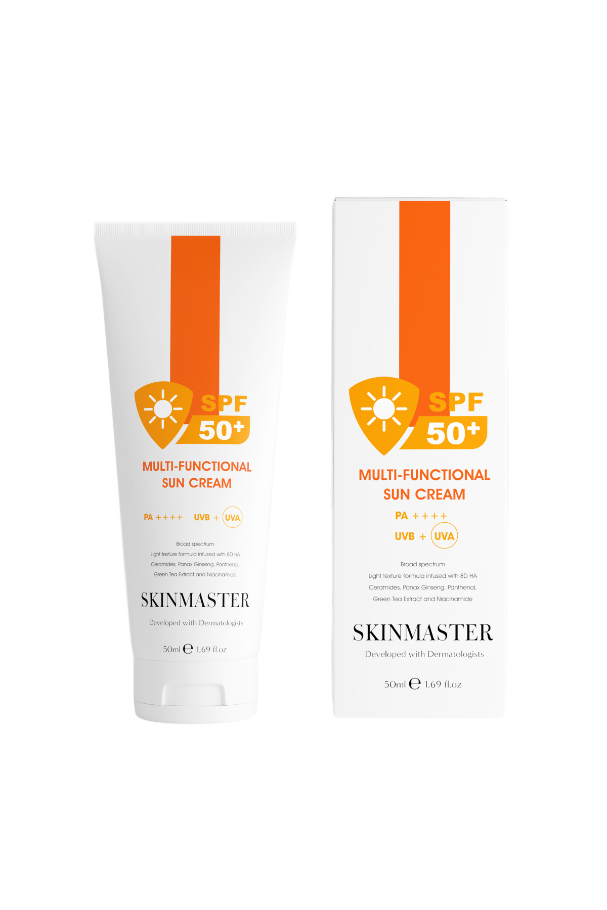 SkinMaster SPF 50+ Çok Fonksiyonlu Nemlendirici ve Bariyer Onarıcı Güneş Kremi | Yeni Nesil Filtre