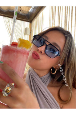 KAMPANİX YENİ SEZON MAVİ CAMLI UNISEX TREND GÜNEŞ GÖZLÜĞÜ