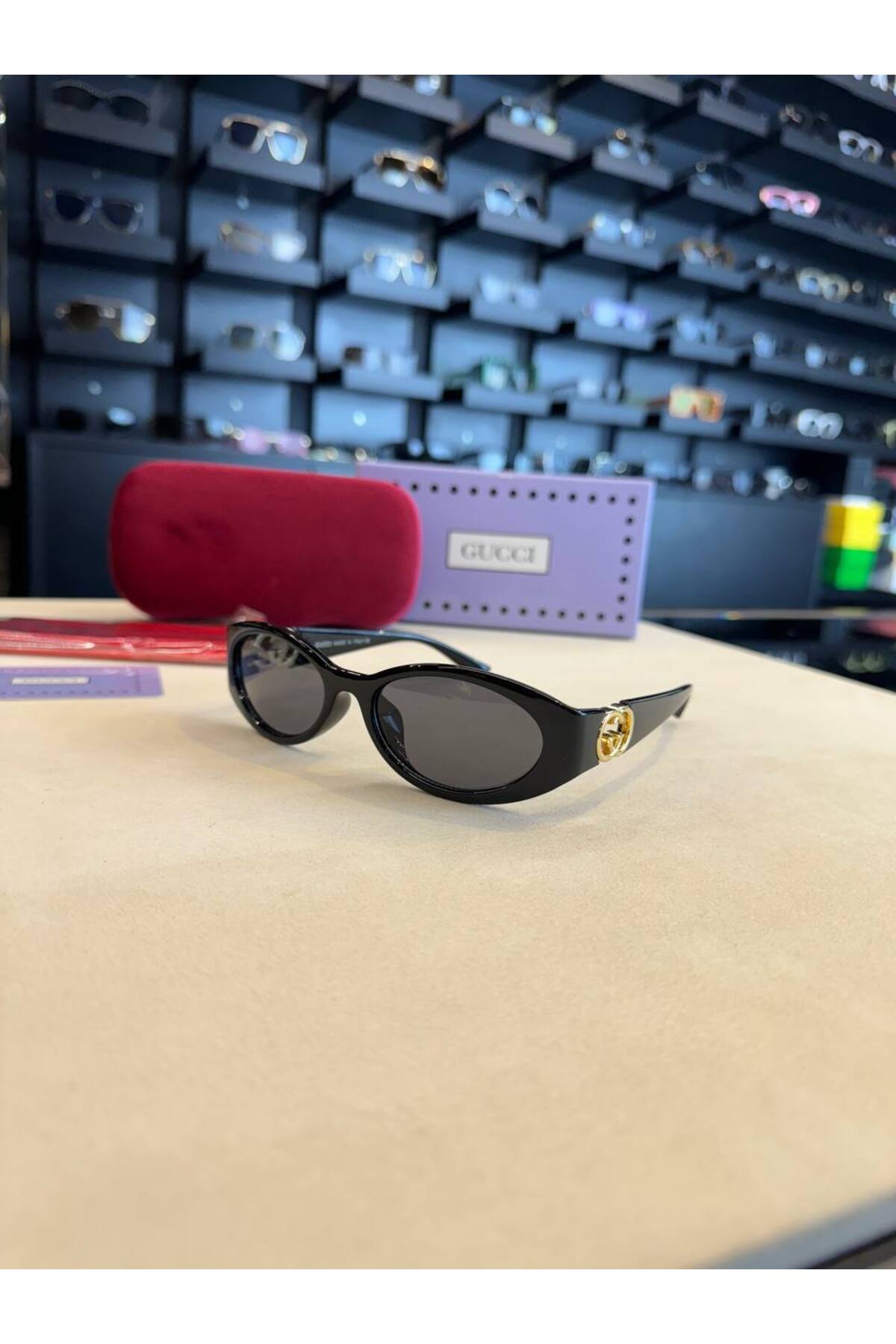 Bubbleatelier Siyah kemik çerçeve güneş gözlüğü - Görsel 2