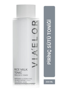 Via Elor Pirinç Mayası Aydınlatıcı ve Nemlendirici Cilt Tonu Eşitleyici Tonik 200 ml