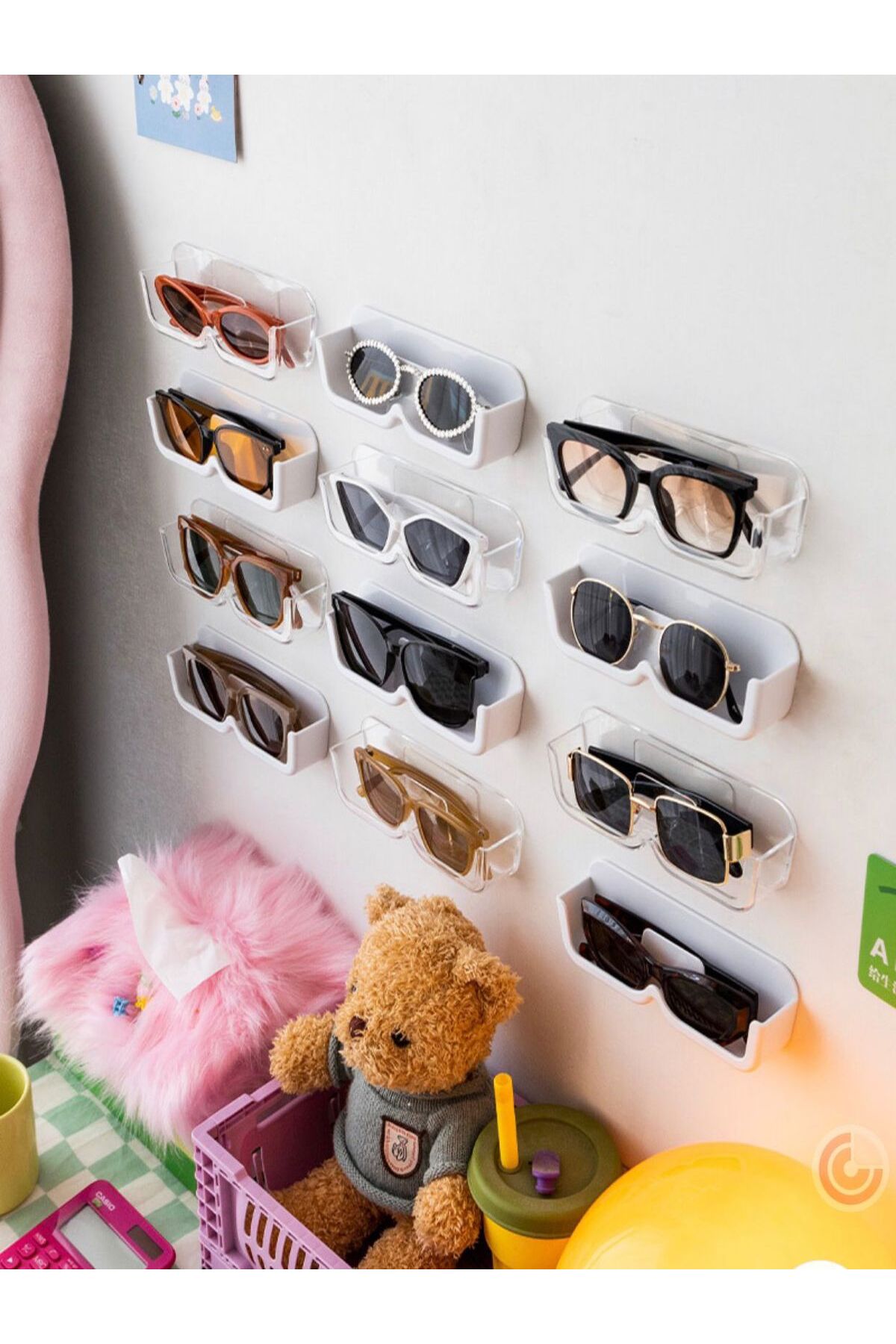 Özasya AVM 12 ADET Gözlük Düzenleyici Raf ŞEFFAF SET - Görsel 3