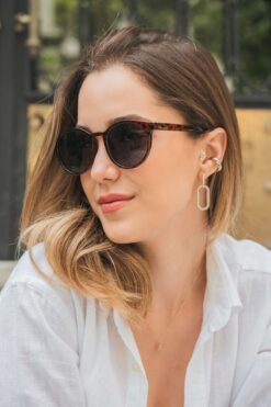 Monvago Mv 19886 Leopar Oval Kadın Güneş Gözlüğü