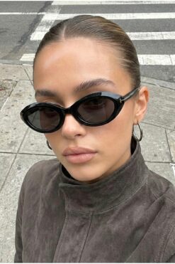 REN EYEWEAR REN Aura UV400 Kadın Güneş Gözlüğü Oval Çerçeve Tam UV Koruma Yeni Sezon 2026 - R102