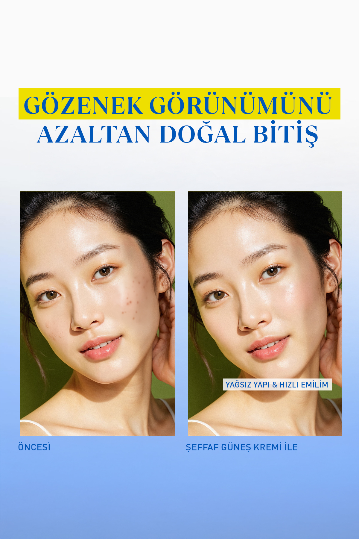 The Liva Aydınlatıcı Nemlendirici Şeffaf Su Bazlı Makyaj Altı Tüm Ciltler Için Vücut Yüz Güneş Kremi Spf 50 - Görsel 3