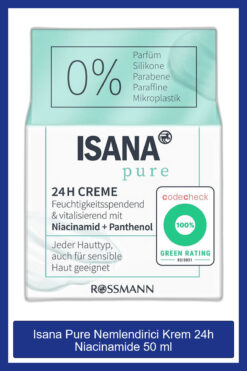 ISANA Pure Nemlendirici Krem 24h Niacinamide 50 ml