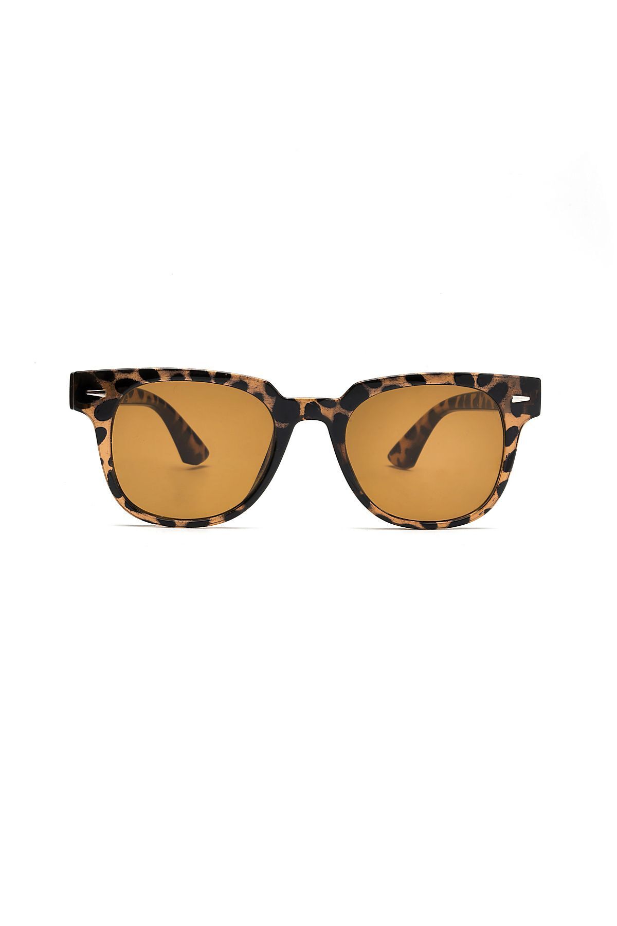 Aqua Di Polo 1987 Kadın Kahverengi Leopar Desenli Güneş Gözlüğü |55 Ekartman - Görsel 2