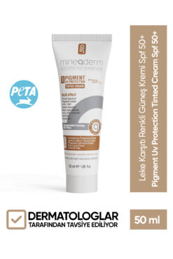 mineaderm Leke Karşıtı Renkli Güneş Kremi Spf 50+/pigment Uv Protection Tinted Cream Spf 50+