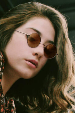 polo55.sport.1855 Zeda Yuvarlak Model Metal Çerçeve Kahverengi Kadın Güneş Gözlüğü