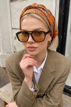 Eyesofia Rosiqe Siyah Nude Uv400 Korumalı Ultra Hafif Unisex Güneş Gözlüğü