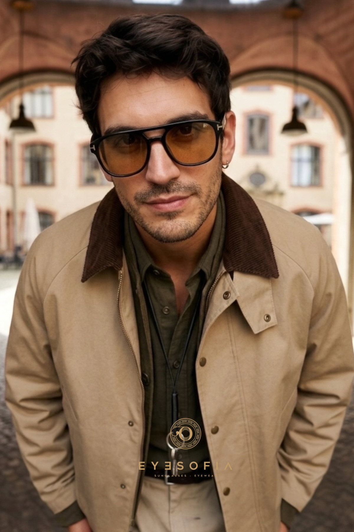 Eyesofia Rosiqe Siyah Nude Uv400 Korumalı Ultra Hafif Unisex Güneş Gözlüğü - Görsel 2