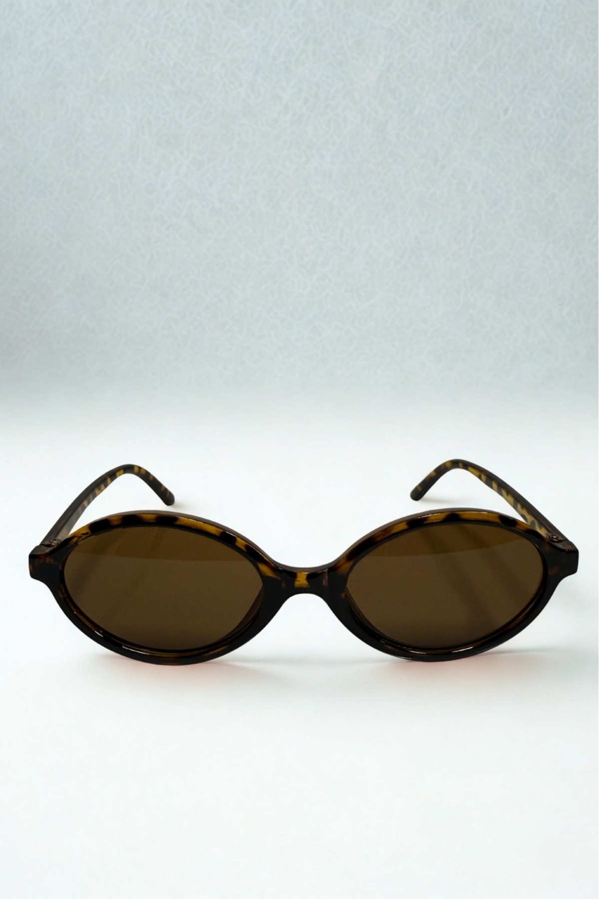 RMSMARKETİNG Leopar desenli oval güneş gözlüğü - Görsel 3