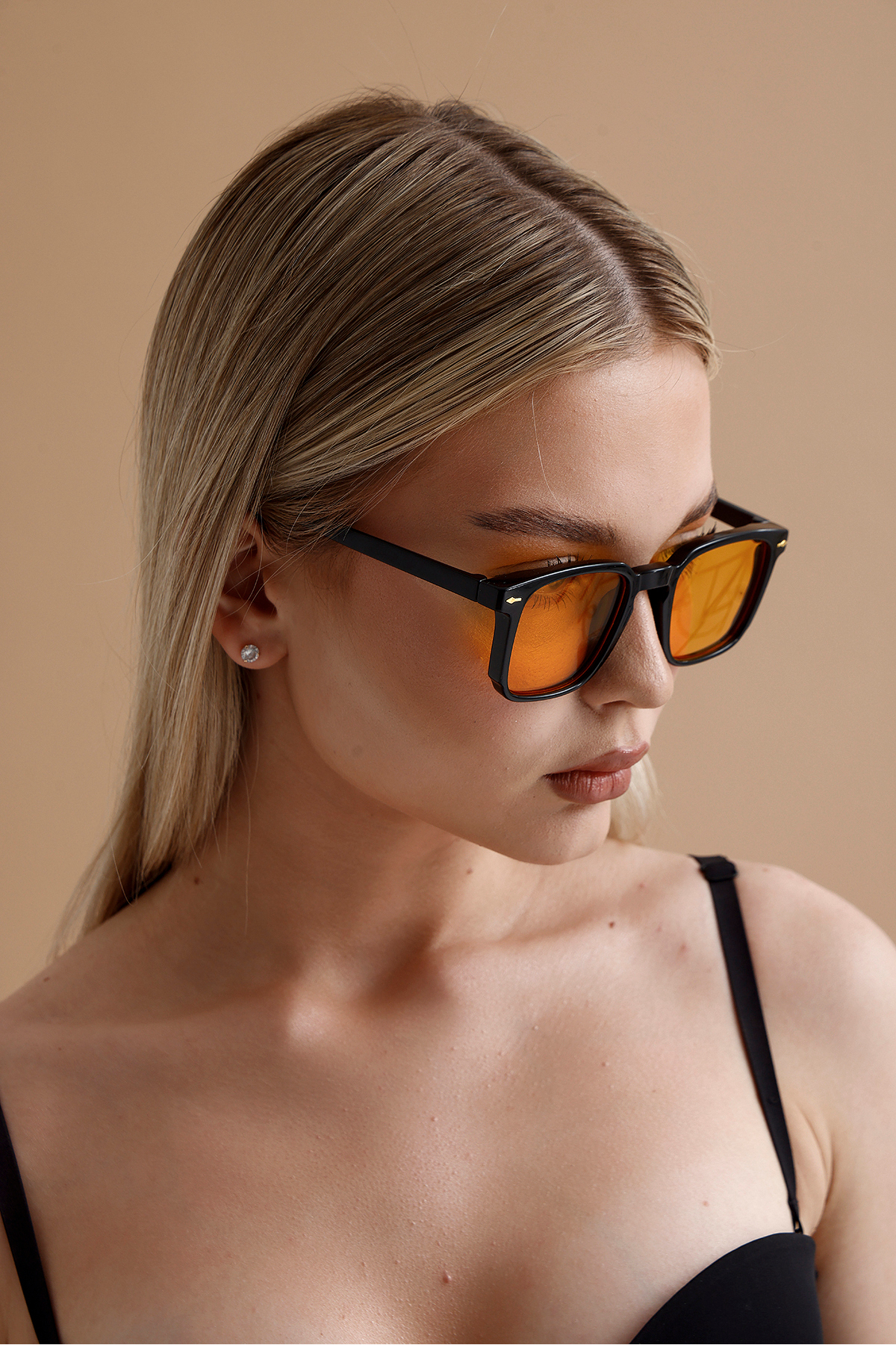 KAMPANİX YENİ SEZON UNİSEX TURUNCU CAMLI TREND GÜNEŞ GÖZLÜĞÜ