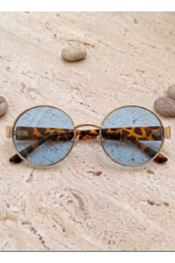 WATCHOFROYAL Royal Eyewear RE008 Leopar Mavi Güneş Gözlüğü