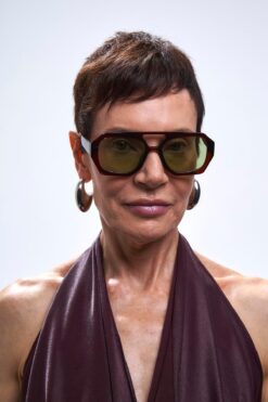 Bilge Karga Kaitlyn Brown Green Güneş Gözlüğü