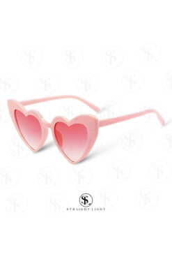 Straight Light Yeni Sezon Kalplı Gelin Ve Damat Güneş Gözlüğü Unisex Erkek Ve Kadın Kaliteli Uv400 Camlı