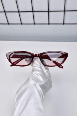 LOOKUP NEW 50-19-142 Ekartman Unisex Kadın Erkek Uv400 Korumalı Kemik Cat Eye Güneş Gözlüğü