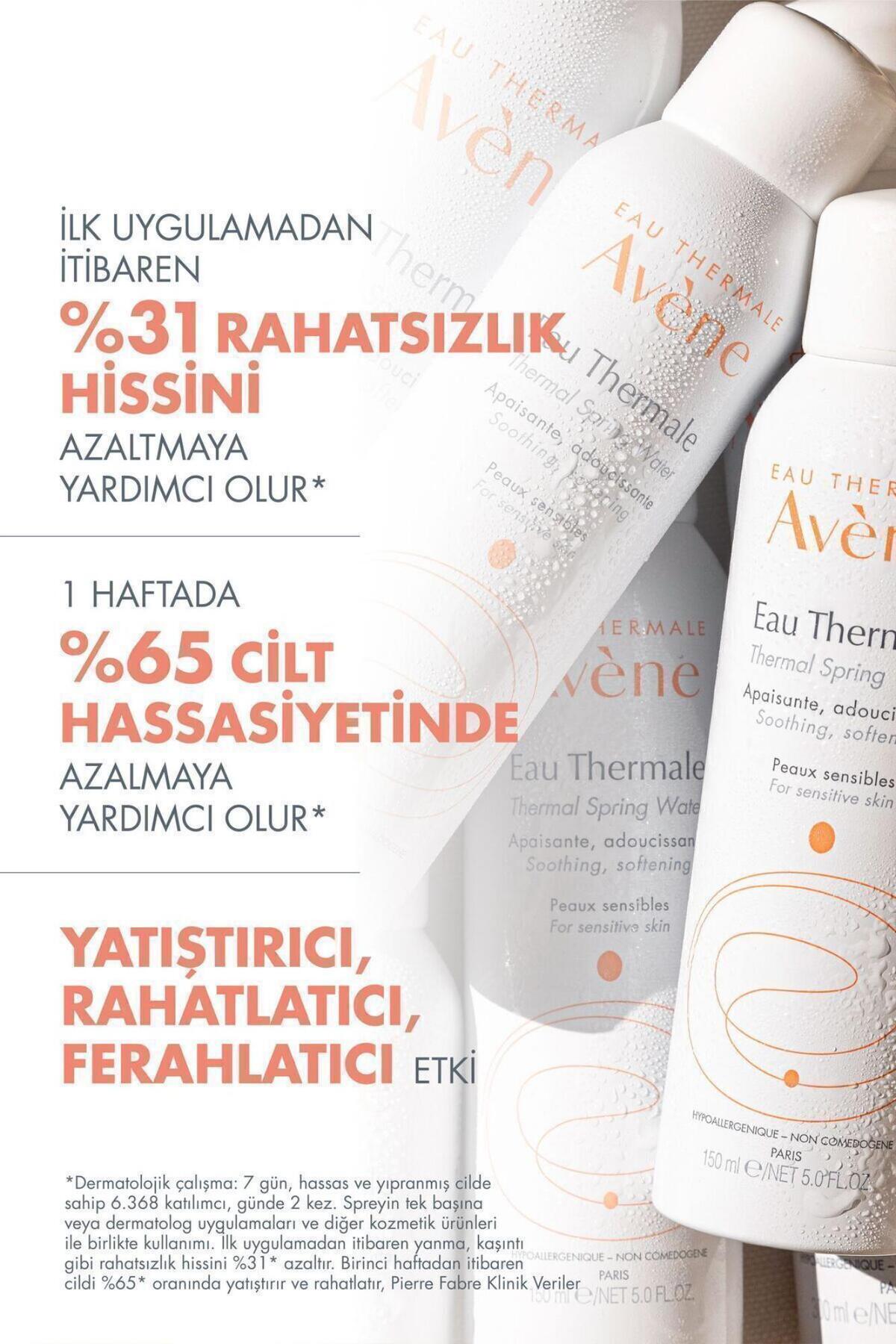 Avene Tüm Cilt Tipleri İçin Kullanıma Uygun Yatıştırıcı, Rahatlatıcı Orta Boy Avène Termal Su 150 ml x2 - Görsel 2