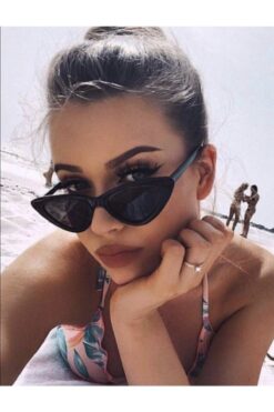 Cestello Cat Eye Siyah Güneş Gözlüğü