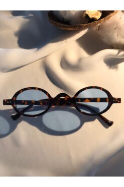 GEBBS STORE Küçük Çerçeveli Leopar Retro Vintage Güneş Gözlüğü