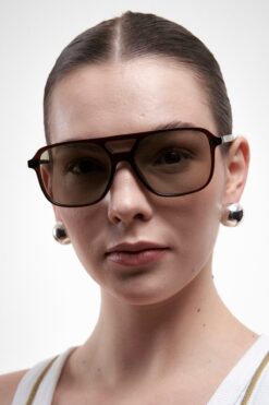 Bilge Karga Cleo Brown Green Güneş Gözlüğü