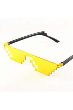 Generic Thug life “Deal With It” Pixel Mozaik Gözlük • Renkli PC Çerçeve • Parti & Kostüm Aksesuarı (Unisex)