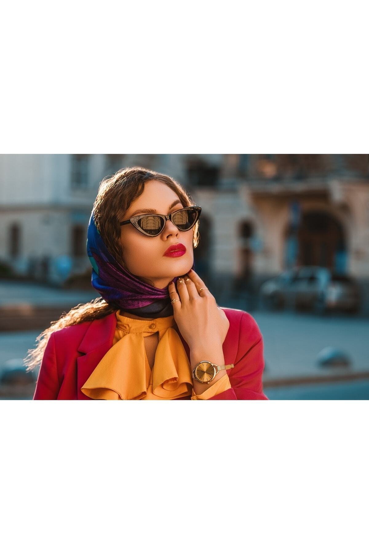 Kinary Cat Eye Güneş Gözlüğü Siyah 1010 - Görsel 2