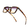 WATCHOFROYAL Royal Eyewear Re981 degrade leopar kahverengi Güneş Gözlüğü