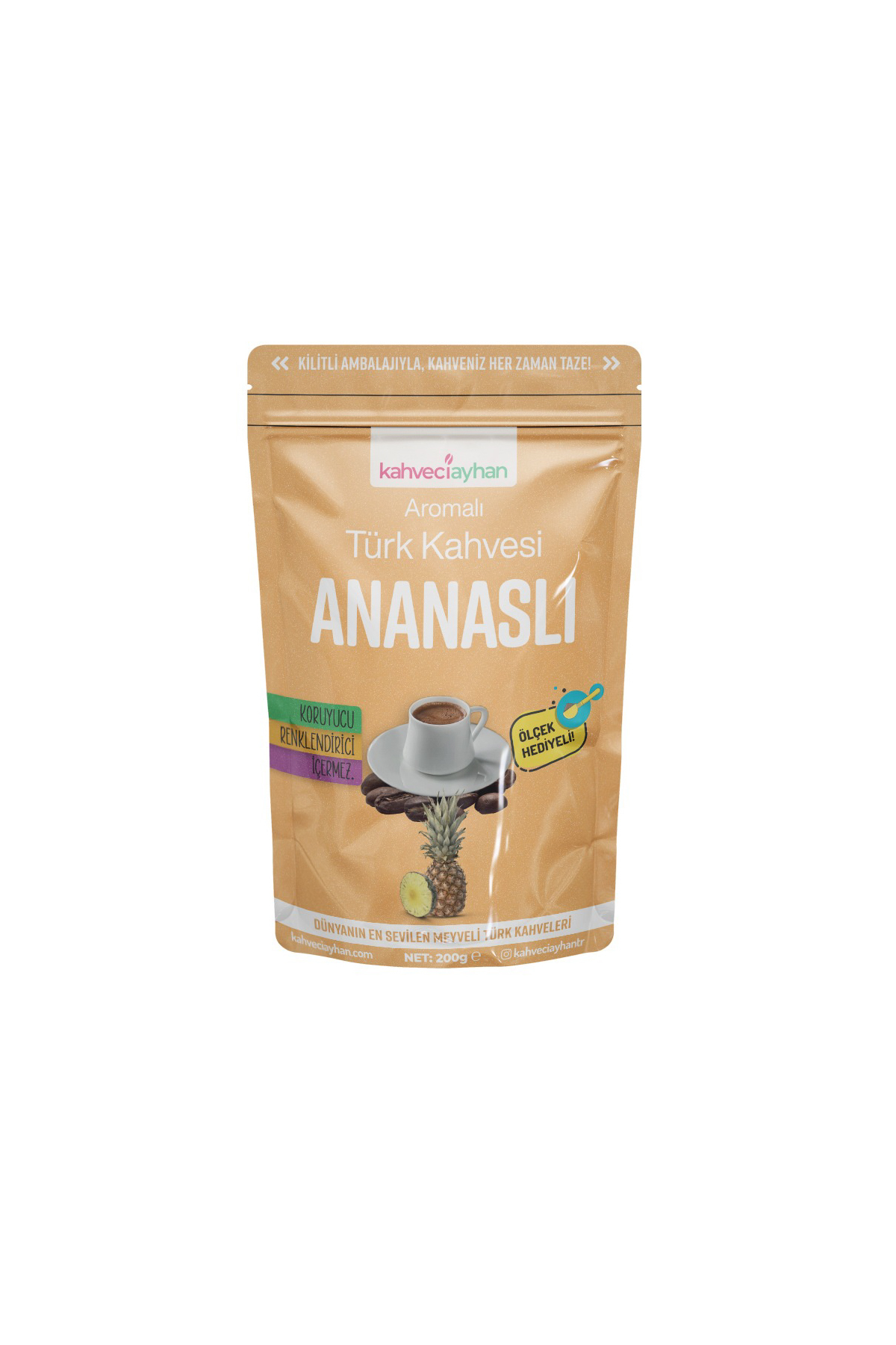 kahveciayhan 200g Ananaslı Türk Kahvesi