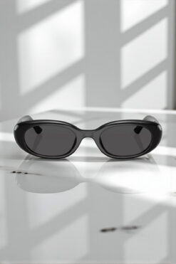 MACERATİ Cat Eye Vintage Model Oval Siyah Güneş Gözlüğü