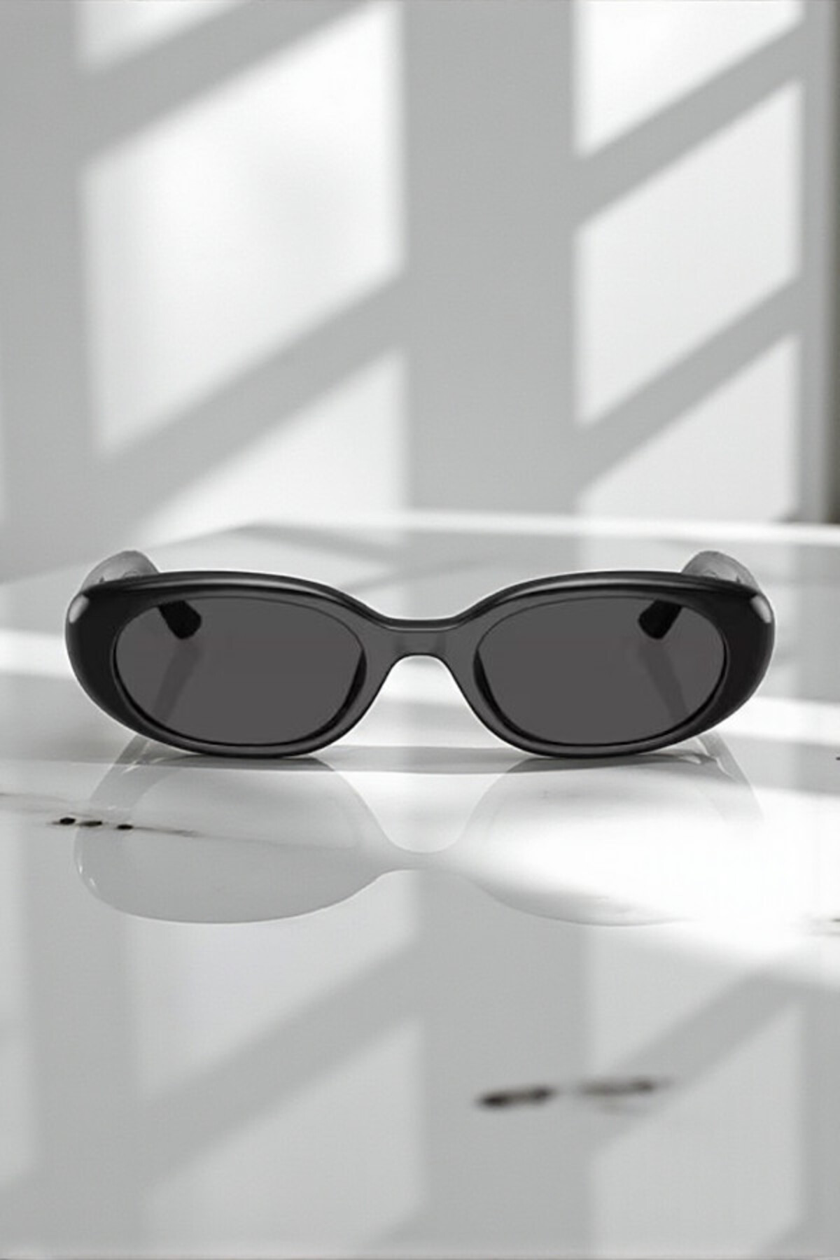 MACERATİ Cat Eye Vintage Model Oval Siyah Güneş Gözlüğü