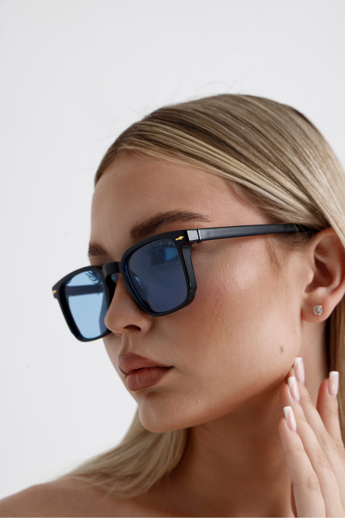 KAMPANİX YENİ SEZON UNİSEX MAVİ CAMLI TREND GÜNEŞ GÖZLÜĞÜ - Görsel 3