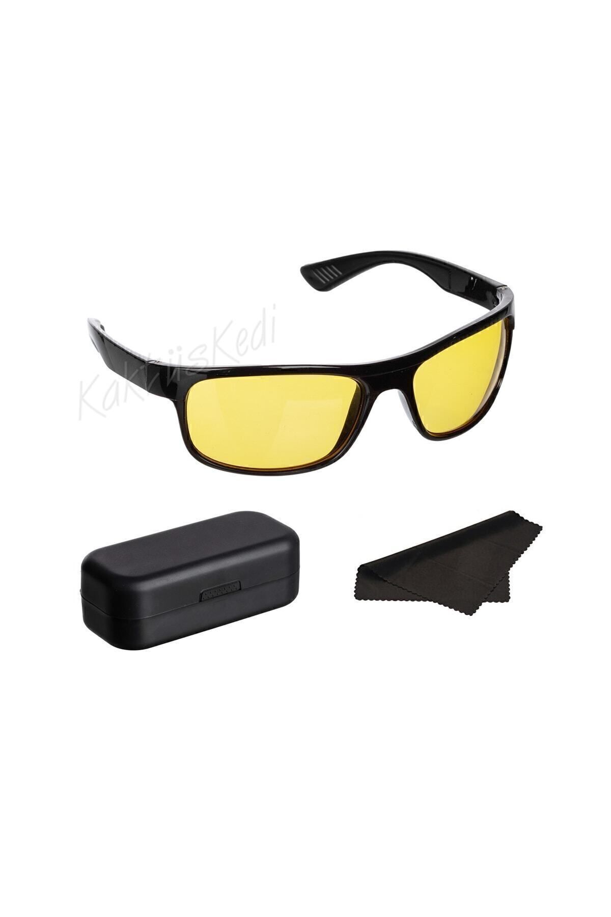 KaktüsKedi Rüzgar Korumalı Gece Görüş Gözlüğü - Sürüş Ve Sis Gözlüğü - Görsel 2