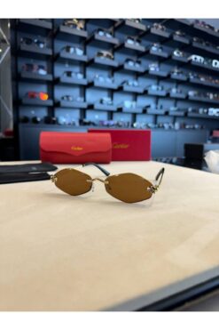 Bubbleatelier Kahverengi güneş gözlüğü