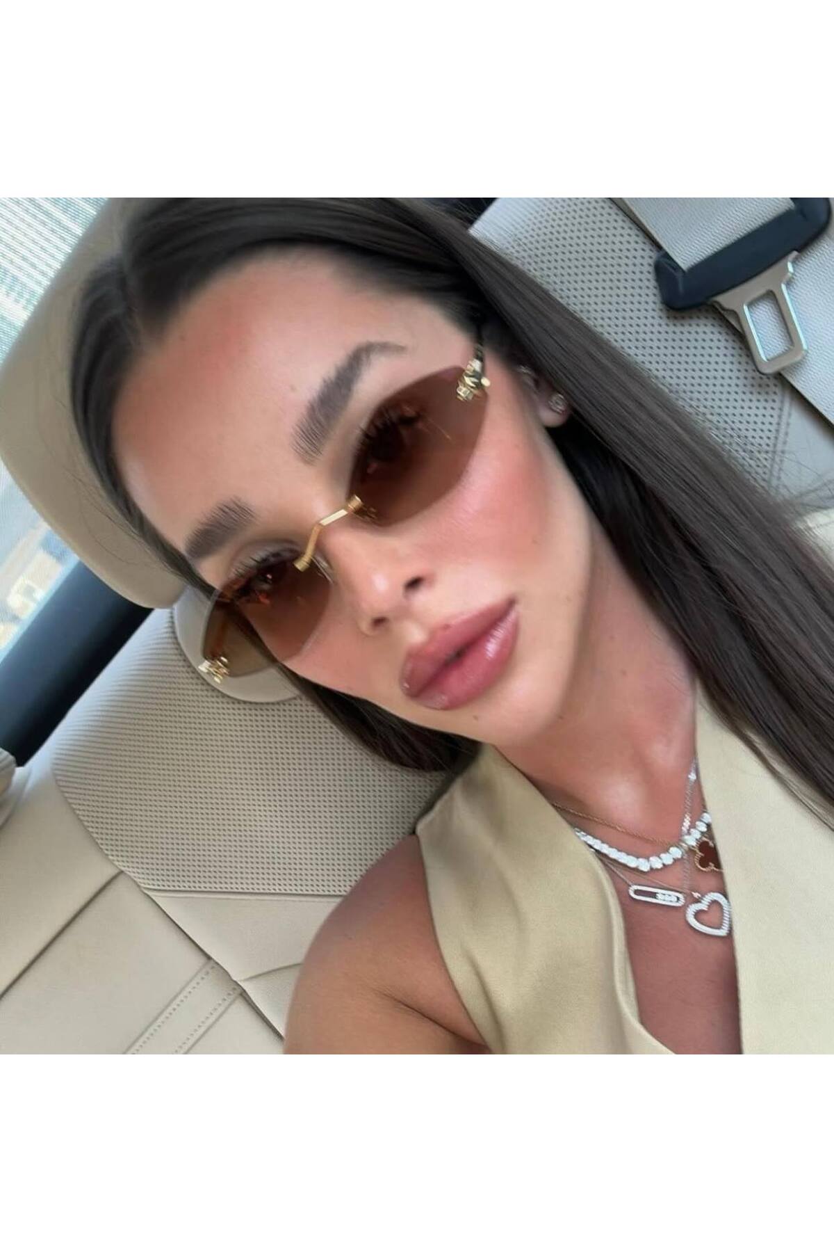 Bubbleatelier Kahverengi güneş gözlüğü - Görsel 2