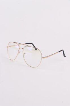 MACERATİ Unısex Damla İmaj Şeffaf Gözlük