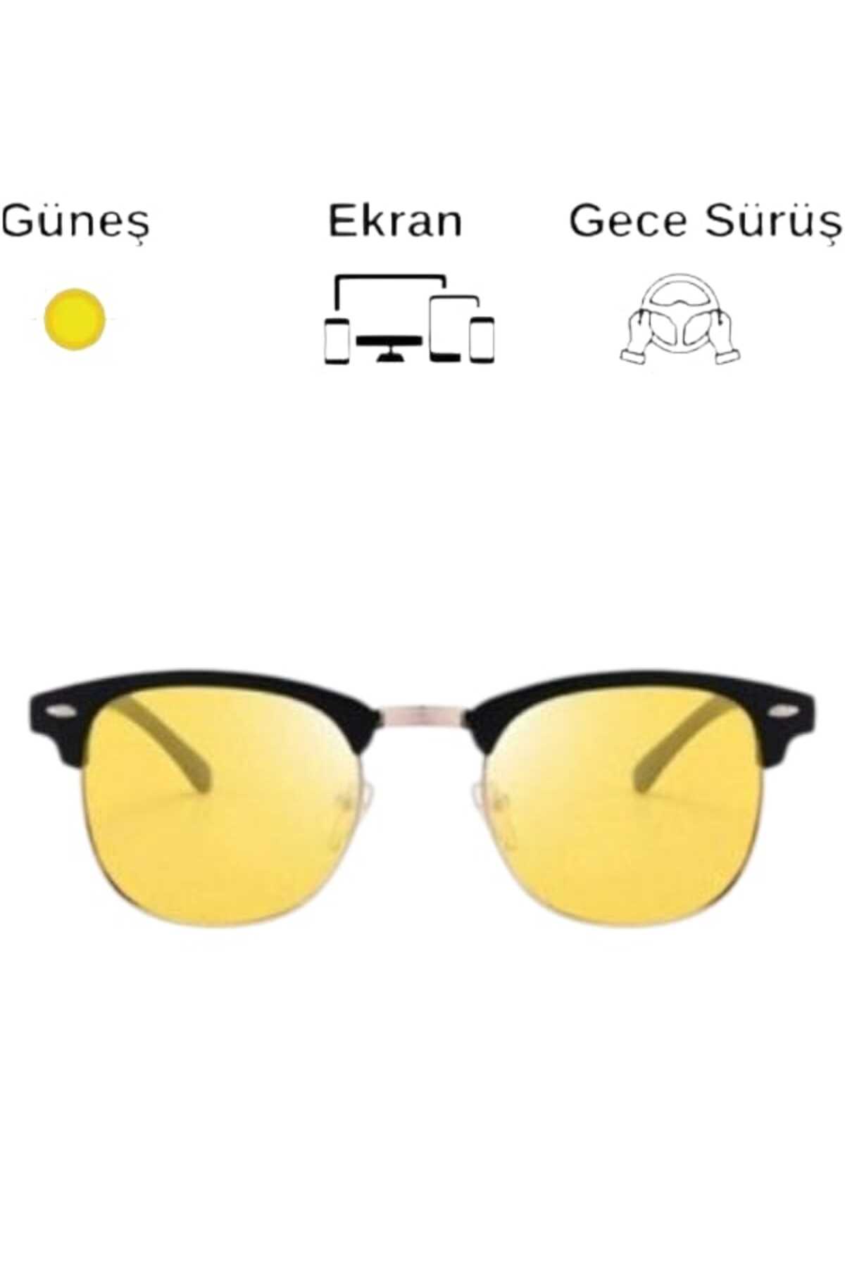 TrendMilano Gece Görüş Gözlüğü Sürüş ve Sis Gözlüğü