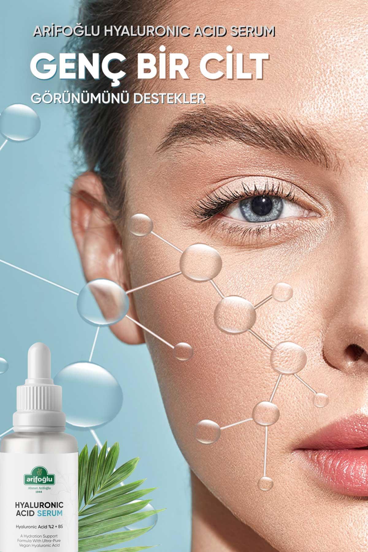 Arifoğlu Hyaluronic Acid Serum 30 ml (Nemlendirici Canlandırıcı Dolgunlaştırıcı) Hyaluronıc Acid %2 - Görsel 2
