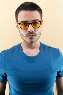 LUNOX Mat Siyah Antifar Polarize Sürücü Gözlüğü