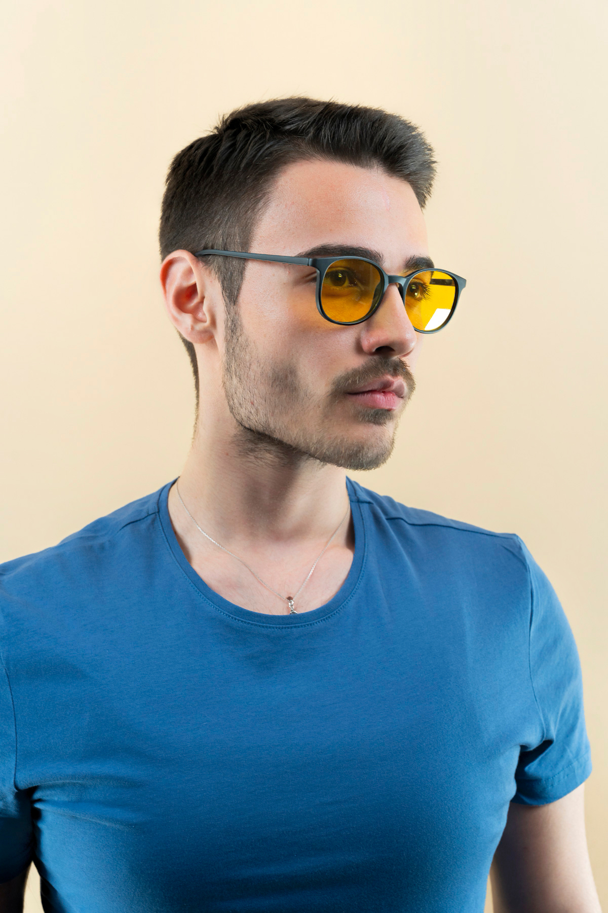 LUNOX Mat Siyah Antifar Polarize Sürücü Gözlüğü - Görsel 3