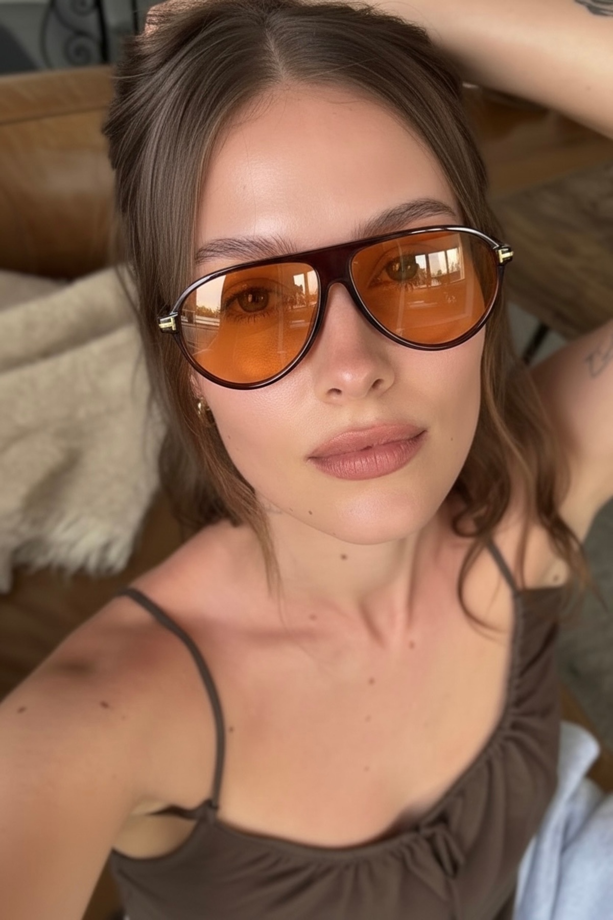 Roger Bacon Vibe Brown Kadın Güneş Gözlüğü - Görsel 3