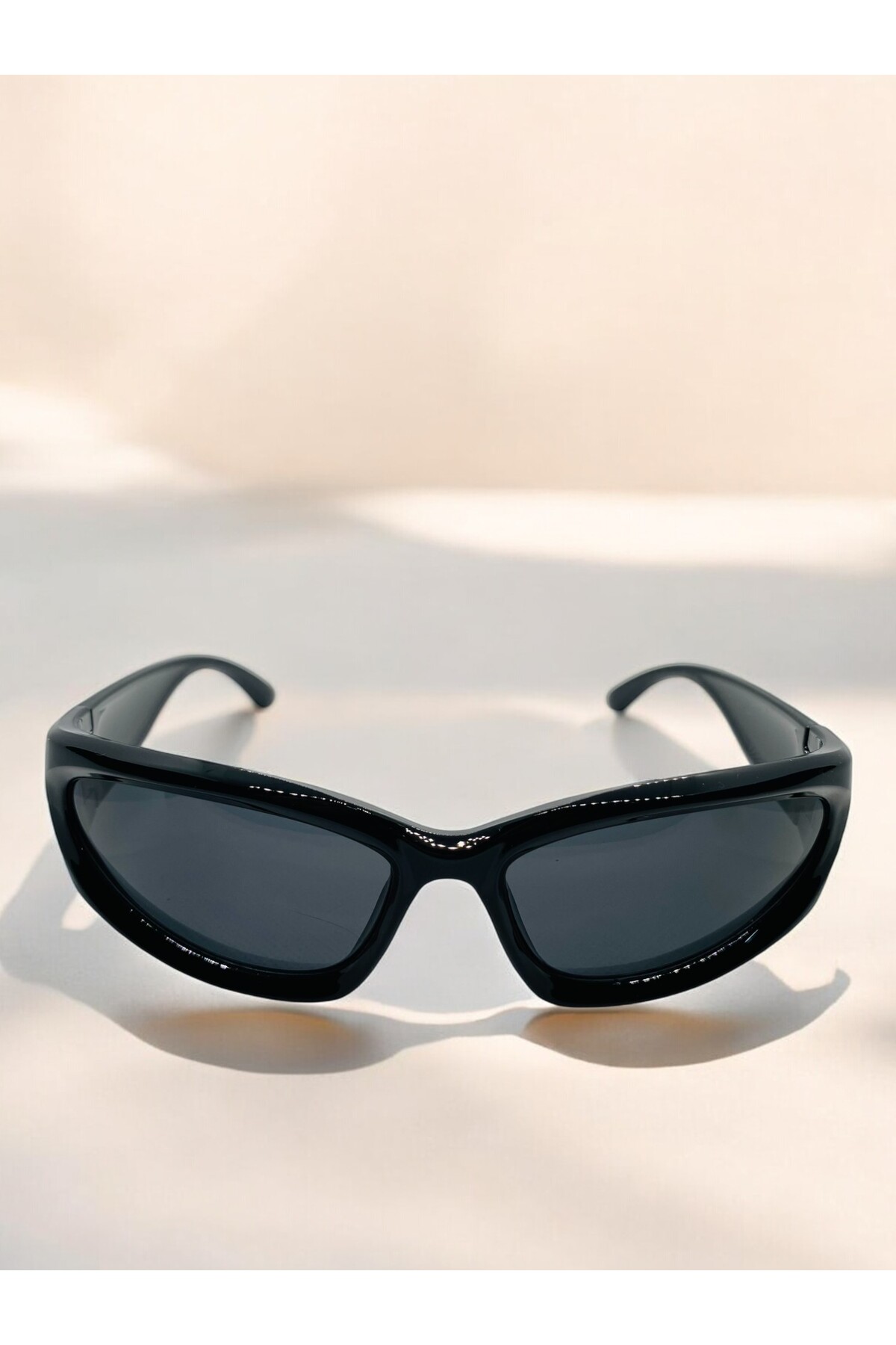 MİSE Parti / Bisiklet / Motosiklet / Uzaylı tarz siyah unisex güneş gözlüğü yeni sezon - Görsel 2